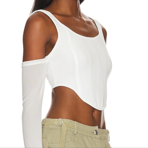 1S. NWOT BY.DYLN ARIA CORSET TOP - Picture 2 of 8